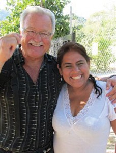 Visiting our Quimixto Kindergarten teacher, Linda