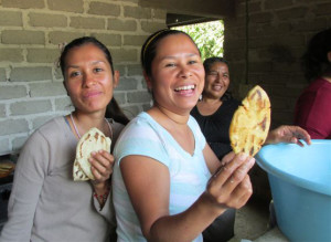 Moms volunteering to cook